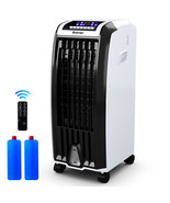 Costway Evaporative Portable Air Cooler Fan Anion Humidify with Remote C... - £122.61 GBP