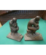 Great Collectible Antique Bronze Bookends.....THE THINKER - £51.05 GBP