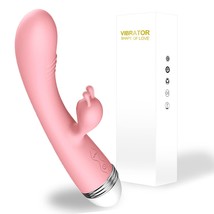Pink Dildo Rabbit Vibrator For Women - G Spot Vibrator For Women - Handheld Vibr - £14.89 GBP