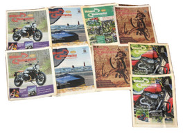 Midwest Motorcyclist 2016 &amp; 2017 Lot Of 9 Newspapers - £3.84 GBP