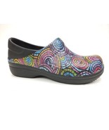 Crocs Dual Comfort Neria Pro II Womens 7 Blue Black Nurse Shoes Clog Gra... - $34.05 CAD