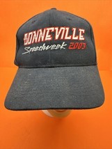 Vintage Bonneville Speed week 2003 baseball Hat Cap  Racing Blue canvas - £38.93 GBP