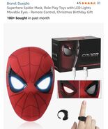 Spider-Man Mask Moving Arachnid Eyes  Masks Props - €29,97 EUR