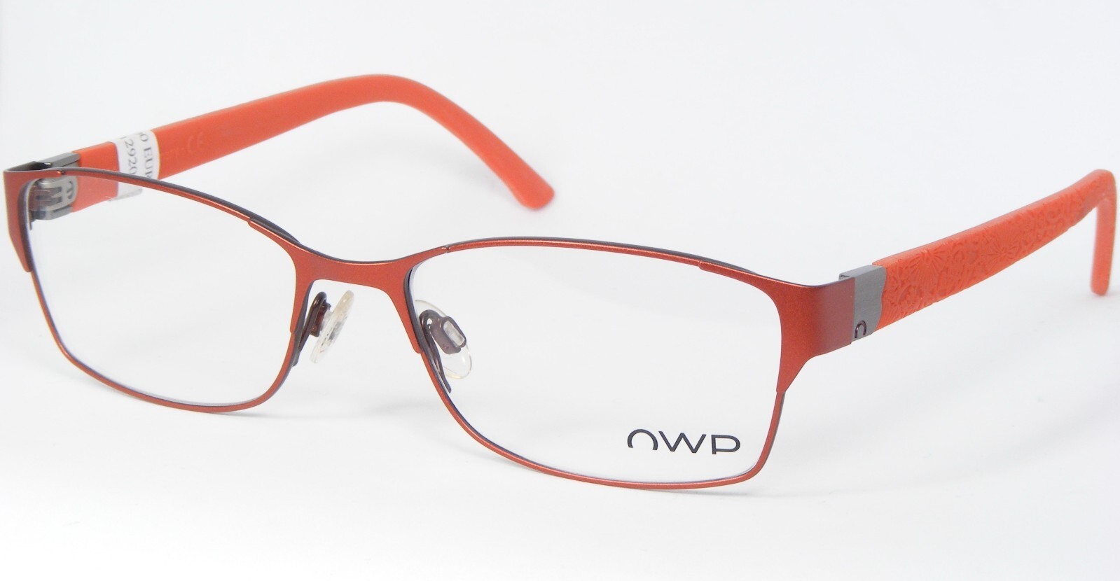 OWP Mod.1393 600 Orange Rot Brille Metall Rahmen 53-16-135mm Deutschland - $120.88