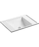 KOHLER 21&quot; L x 14&quot; H Ledges Cast Iron Self -Rimming Undercounter Lavator... - $421.07 CAD