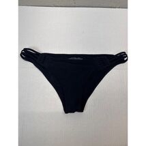 Victorias Secret Black Bikini Bottoms Beach Swim Sports Womens Size Medium - $19.95