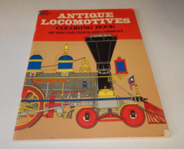 Vintage 1976 Antique Locomotives Coloring Book Locomotive History - £15.60 GBP