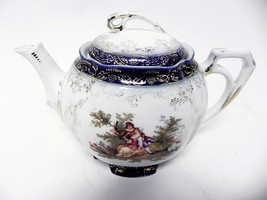 Vintage 2 Pc. Tea Set Porcelain China Hand Painted - £35.03 GBP
