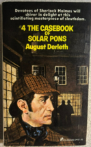 Reminiscences Of Solar Pons #5 By August Derleth (1975) Pinnacle Paperback 1st - £10.27 GBP