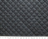 Double-faced Reversible Pre-quilted Black PolyCotton Fabric By the Yard ... - £12.47 GBP