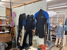 LOT 4 Suit Wetsuit body Surfing scuba  Various Sizes , flippers, masks, ... - £132.20 GBP
