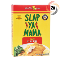 2x Boxes Walker &amp; Sons Slap Ya Mama Cajun Fish Fry Spices | 12oz - £16.99 GBP