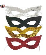 Sparkle Bling Sequin Eye Costume Masque Chat Masque Fête Halloween Acces... - £3.11 GBP+