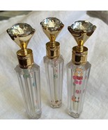 Lot of 3 Lip Gloss moisturizer Diamond decorated bottle silky shine lips - £7.50 GBP