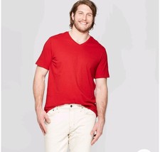 Good Fellow &amp; Co Men&#39;s V -Neck Short Sleeve T Shirt 2XLT New - $9.69