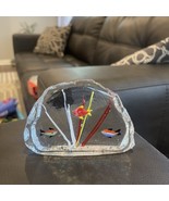 Solid Glass Aquarium Paperweight Fish Seaweed Primary Colors Murano? 3&quot; ... - €14,77 EUR