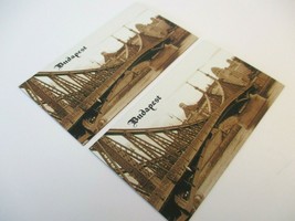 Budapest Magnets Majestic View Set Of 2 Collectibles Souvenirs #5M - £7.28 GBP