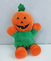 Kellytoy 11&quot; Halloween Jack O Lantern Pumpkin Boy Plush - £9.37 GBP