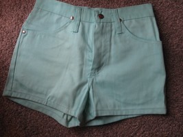Nwt Nuovo Vintage Donna maverick Western Pantaloncini Corti Verde Blu Ta... - $523.37 MXN