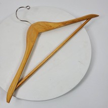 Vintage Wood Coat Suit Hanger Luxury 17x9&quot; Inch Wishbone Grand Rapids Mi... - £13.40 GBP