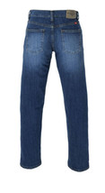 Wrangler Flex Slim Taper Fit Boys Blue Denim Jeans S 10 Husky Adjustable... - £14.14 GBP