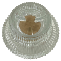 Candle-Lite Indiana Glass Reversable Ribbed Pillar/Taper Candle Holder  #1608 image 6