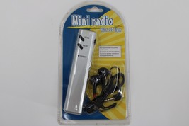 Mini Radio with LED Light Digital FM Only 3.5 mm Stereo Earbuds 2 AAAs N... - £5.57 GBP
