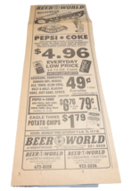 VTG Beer World Newspaper Ad 1988 Pittsburgh Oktoberfest Advert St. Pauli Girl - $13.99