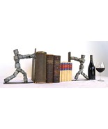 Wine Barrel Ring Bookends - Kitabu - Made from salvaged Napa wine barrel... - £196.72 GBP