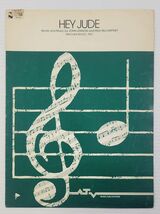 *L4) Hey Jude - John Lennon - Paul McCartney - Vintage Sheet Music - $9.89
