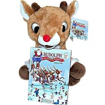 Rudolph The Red Nosed Reindeer and the Reindeer Games 10&quot; Plush with Boo... - $34.99