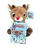 Rudolph The Red Nosed Reindeer and the Reindeer Games 10&quot; Plush with Boo... - £27.51 GBP