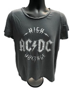 Woman’s AC/DC High Voltage Band Gray T Shirt  Size 2XL - $12.00