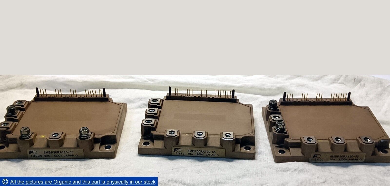 Fuji 6MBP50RA120-55 Insulated Gate Bipolar Transistor IGBT 50A 1200V Lot... - $89.00