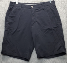 Under Armour HeatGear Golf Performance Chino Shorts Men&#39;s 36 Black Athle... - $24.36
