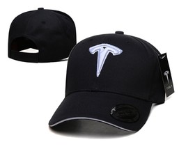 Embroidered Tesla hat in black - $29.99