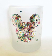 Disney Frosted Mickey Mouse Colorful Spring Flowers Daisies Ears Dof Tumbler New - £12.82 GBP