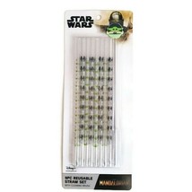 Disney Star Wars The Mandalorian The Child 9 Piece Reusable Straw Brush Set - £8.01 GBP