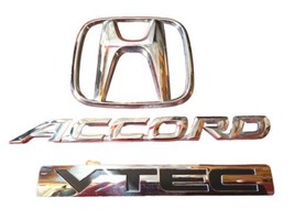 03-05 Honda Accord Vtec Coupe Rear Emblem 75701-SDN-0000 Set - £13.53 GBP