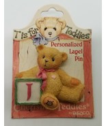 Cherished Teddies T is for Teddies Personalized Logo Lapel Pin - Letter &quot;J&quot; - £9.25 GBP
