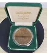 City of Birmingham Symphony Orchestra 15/04/1991 Bronze Medallion Medal With Box - $33.57