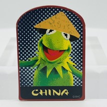  Kermit the Frog China Chinese Hat Magnet Muppets International  - £3.90 GBP