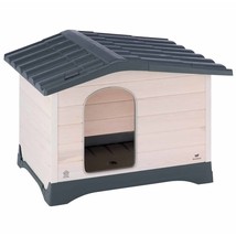 Ferplast Doghouse Lodge 70 Grey 73x59x54.5 cm 87247099 - £85.45 GBP