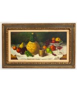 Still Life Oil Painting by California Artist Robert Wee Framed Gorgeous - $3,283.01 CAD