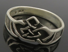 925 Sterling Silver - Vintage Large Celtic Knot Band Ring Sz 12 - RG15239 - £23.29 GBP