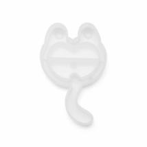 Quicksand Cat Pendant Key Chain Resin Mould Silicone Mold UV Epoxy Jewelry Makin - £10.40 GBP