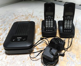 Lot of 2 Power Tested Only NEC DTL-8R-1 Cordless Phones and Base AS-IS - £118.70 GBP