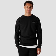 adidas Men&#39;s Feel Cozy Crew Pullover Sweatshirt Black FT0540 Size Medium - £47.30 GBP