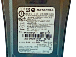 Original OEM Motorola NNTN4497DR Battery for Portable Radios CP200 & CP200d - €17,02 EUR Original OEM Motorola NNTN4497DR Battery for Portable Radios CP200 & CP200d - €17,02 EUR