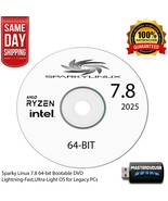 ⚡ SparkyLinux 7.8 64‑Bit Bootable DVD – Ultra‑Light Debian OS for Legacy... - $7.91